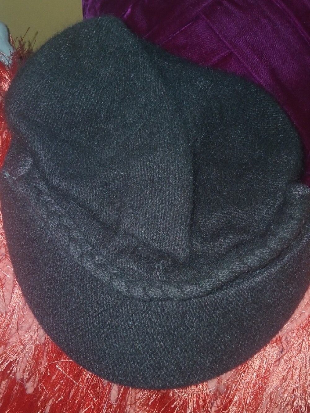 Nine West Brown Wool Newsboy Cap NWT